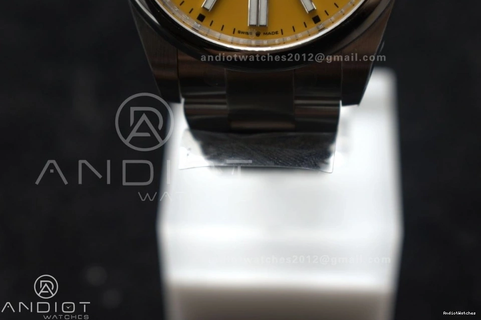 Steel VR Clean OnTrend 124300 Perpetual Yellow 1:1 Edition 41mm Best Oyster Dial 937 904L 1030